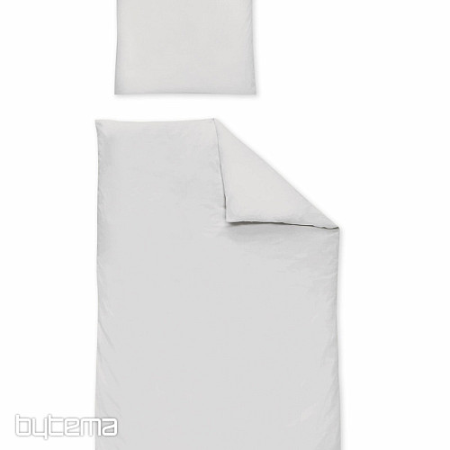 IRISETTE luxuriöser Baumwollsatin Paris hellgrau