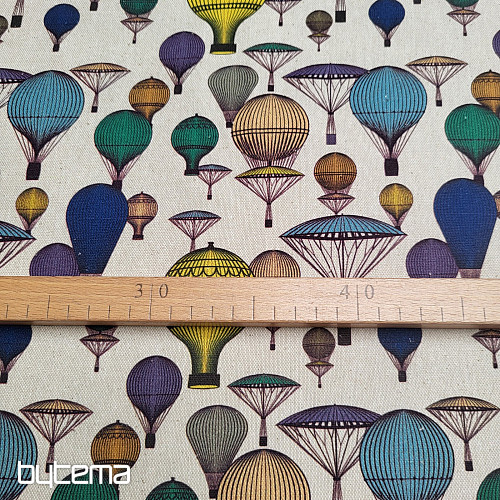 Dekorationsstoff BALLOON GLOBE 601 Digitaldruck