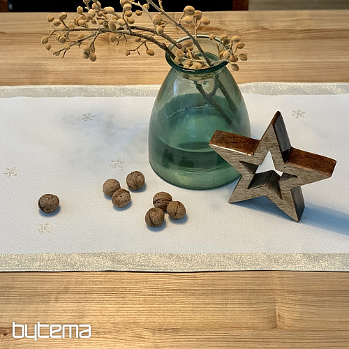 Weihnachtstischdecken und Schals GOLDENE WEIHNACHTEN