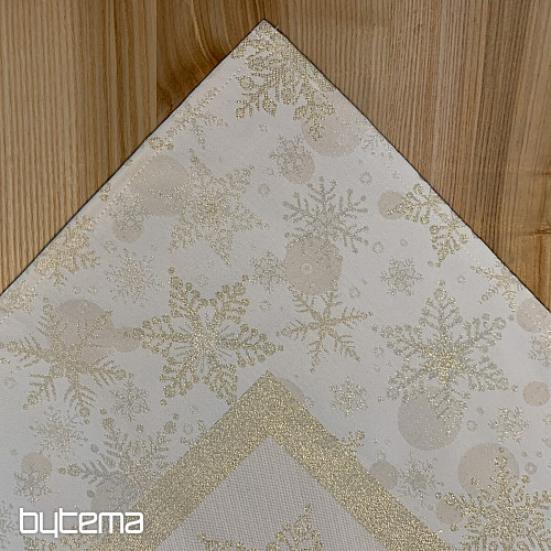 Weihnachtstischdecken und Schals GOLDENE WEIHNACHTEN
