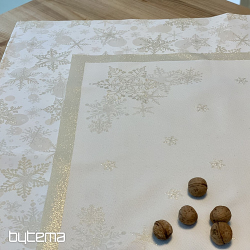 Weihnachtstischdecken und Schals GOLDENE WEIHNACHTEN