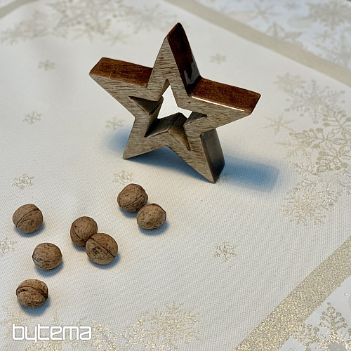 Weihnachtstischdecken und Schals GOLDENE WEIHNACHTEN