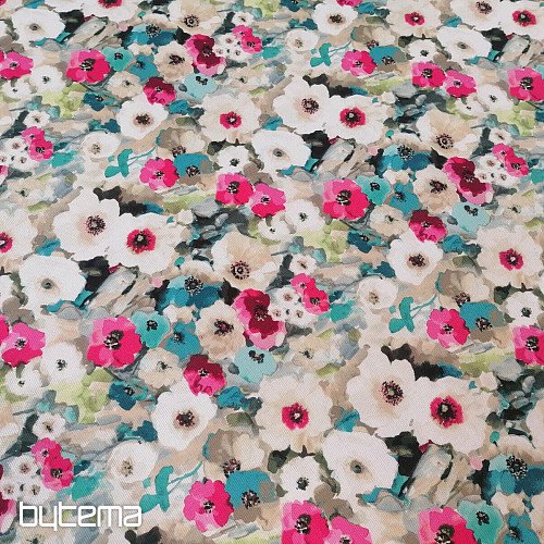 Dekorationsstoff MONET Blumen