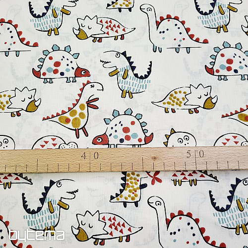 Baumwollstoff DINOSAURIER