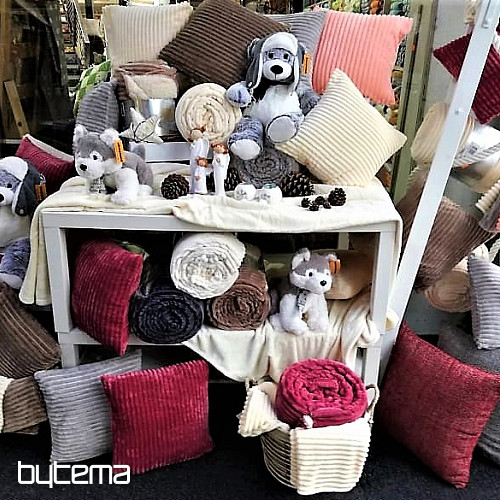 Wohndecke aus Microfaser EXTRA weich SCHAF Kunstsoff design,Nuss