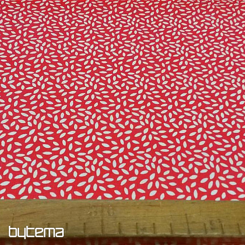 Baumwollstoff STILI rouge rot