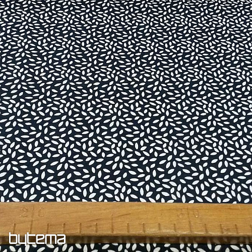 Baumwollstoff STILI marine blau