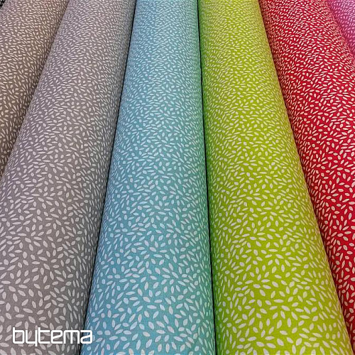 Baumwollstoff STILI turquoise türkis