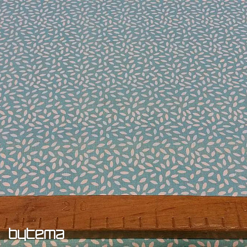 Baumwollstoff STILI turquoise türkis