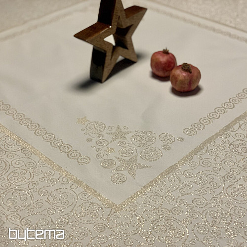 Weihnachtstischdecke ORNAMENT gold