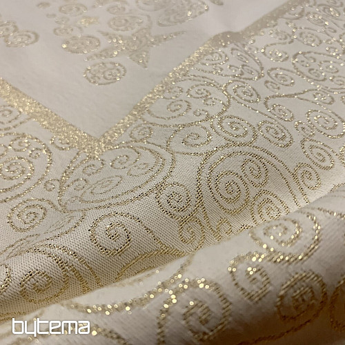 Weihnachtstischdecke ORNAMENT gold