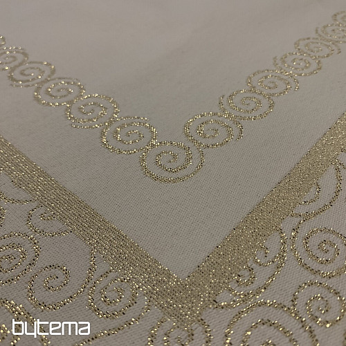 Weihnachtstischdecke ORNAMENT gold