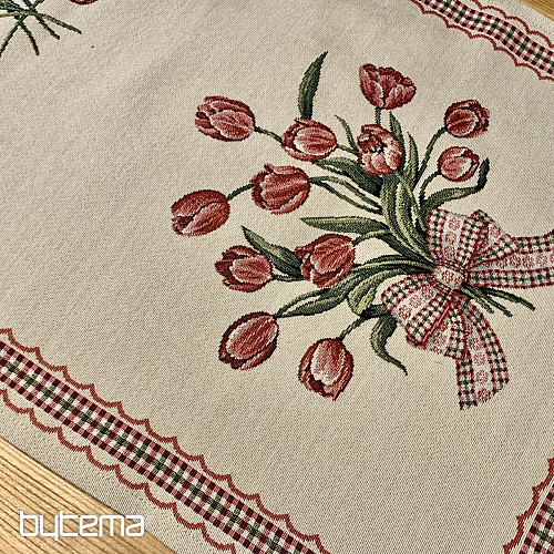 Gobelin-Tischdecken und Schals TULIPANS