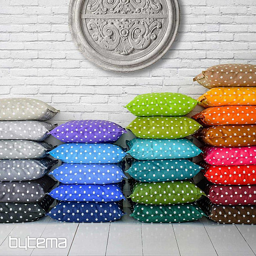 Dekorativer Stoff mit Polka-Dots, NEO Dunkelgrau 802