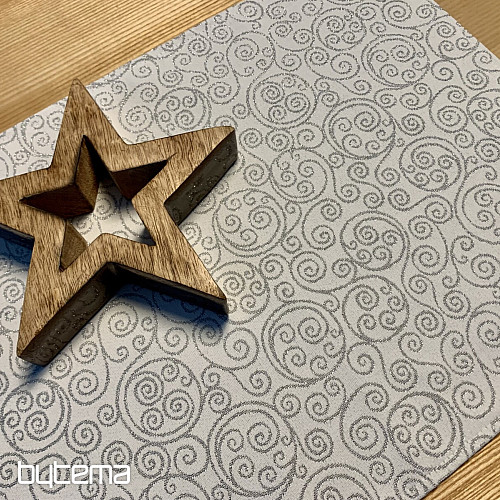Weihnachts Gedecken FLASH Ornament Silver