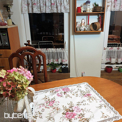 Dekostoff ROSE RAKEL creme