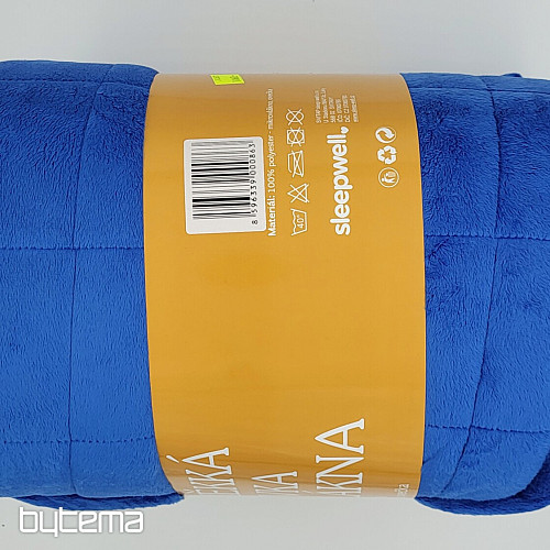 Wohndecke aus Microfaser EXTRA weich SCHAF Blau