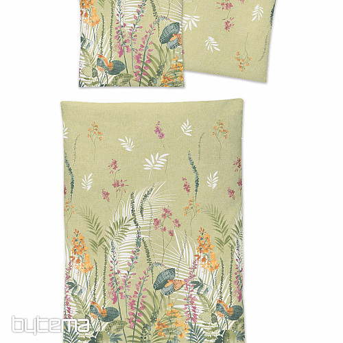 IRISETTE Luxus-Baumwollsatin Fernando 30 grün