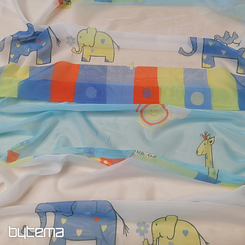 Voile-Vorhang für Kinder ANIMAL