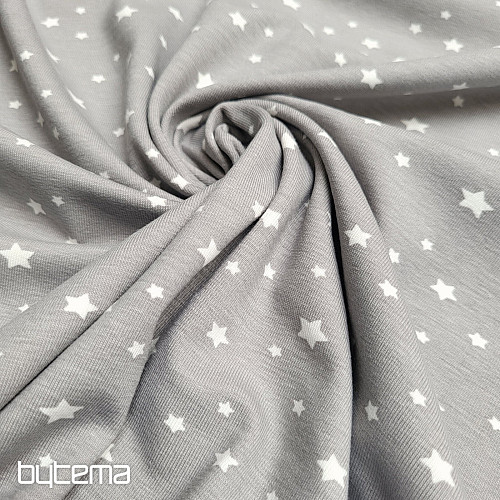 Baumwollstrick ZETOILE STARS GREY