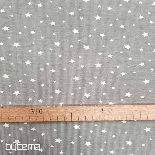 Baumwollstrick ZETOILE STARS GREY