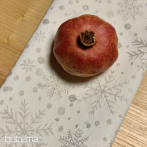 Weihnachts Gedecken FLOCKEN I Silber