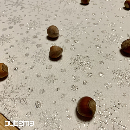 Weihnachts Gedecken FLOCKEN I Silber