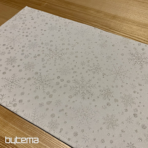 Weihnachts Gedecken FLOCKEN I Silber