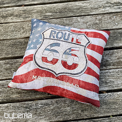 Gobelin-Kissenbezug ROUTE 66