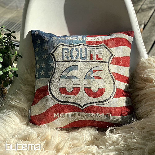Gobelin-Kissenbezug ROUTE 66