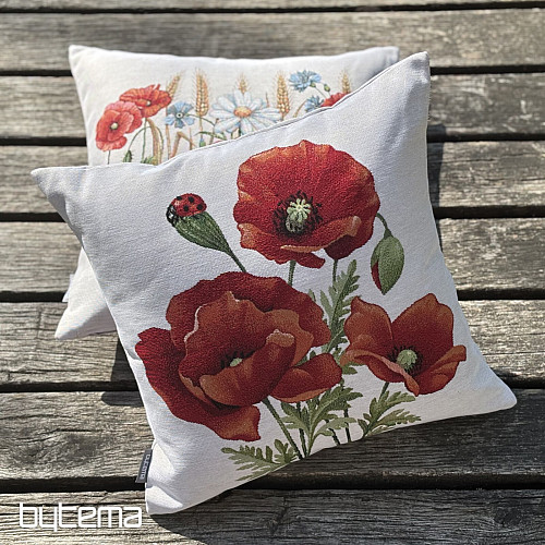 Gobelin-Kissenbezug POPPY