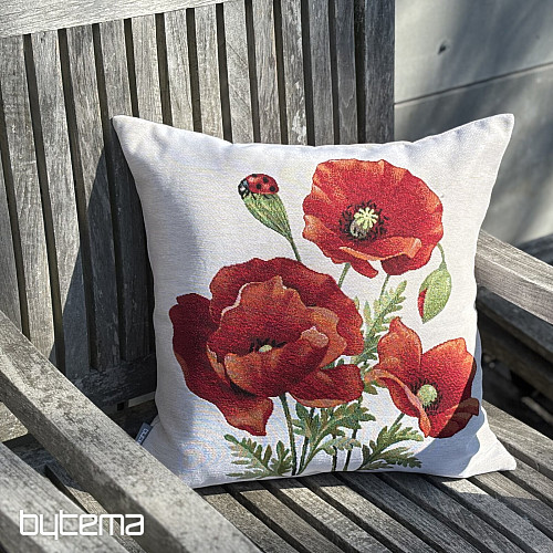 Gobelin-Kissenbezug POPPY