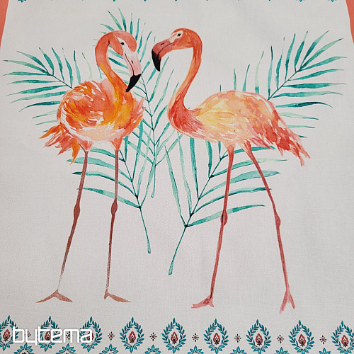 Handtuch im Retro-Design FLAMINGO
