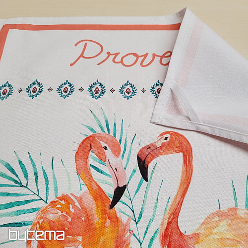 Handtuch im Retro-Design FLAMINGO