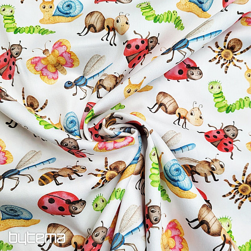 Kinder Baumwollsatin TIERE Digitaldruck