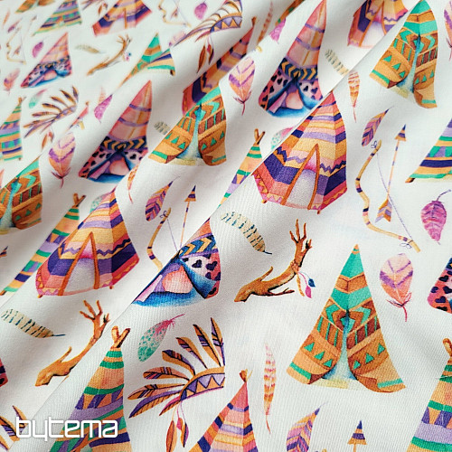 Kinder-Tipi aus Baumwollsatin mit Digitaldruck