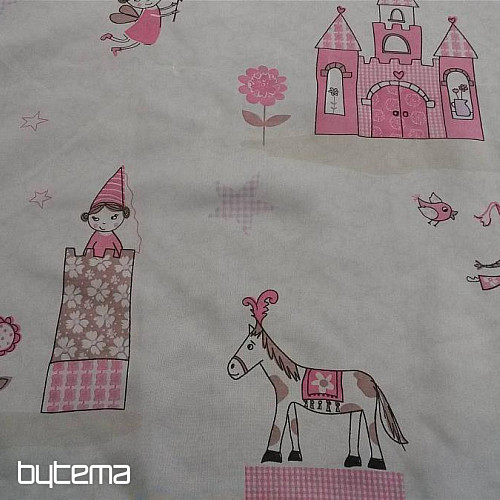 Kindergardine PRINZESSIN MIT BURG
