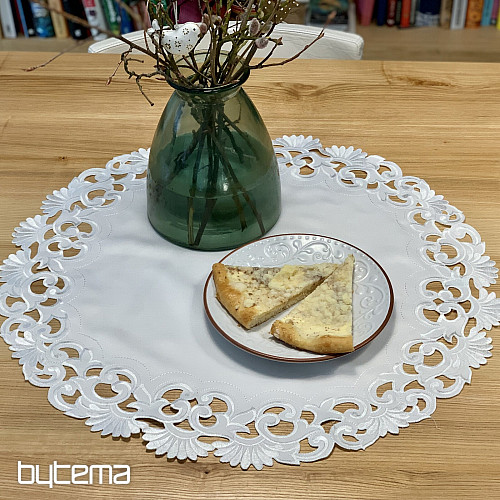 Bestickte Tischdecke Spitze