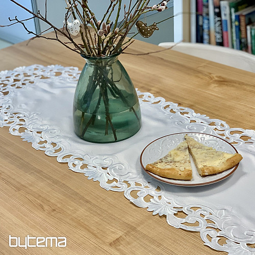 Bestickte Tischdecke Spitze