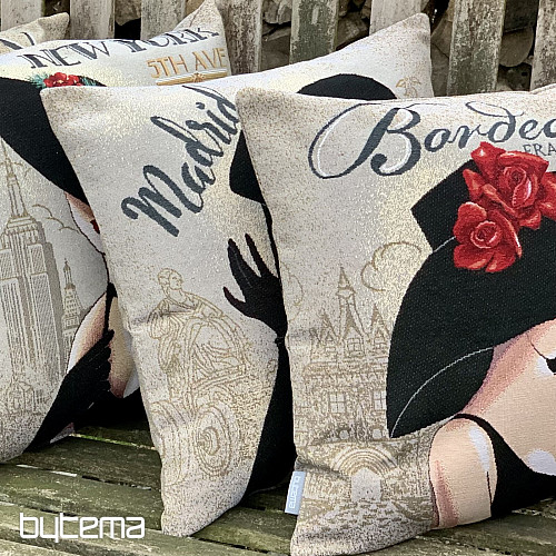 Gobelin-Kissenbezug LADY MADRID