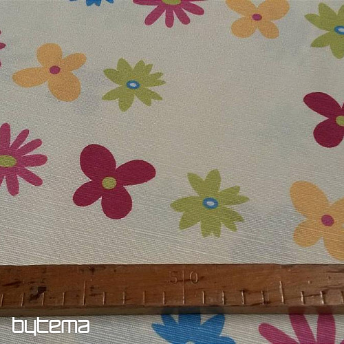 Dekorationsstoff TWINGO Blumen