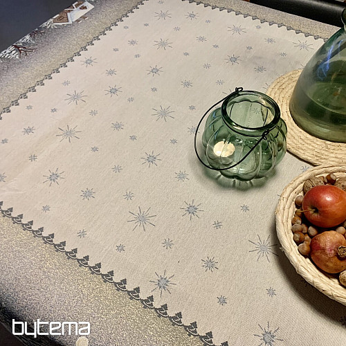 Gobelin-Tischdecke und Schal WINTER JOY