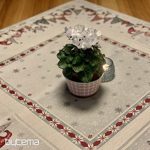 Gobelin-Tischdecke und Schal WEIHNACHTSELFEN