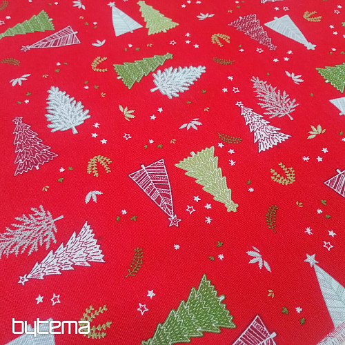 Weihnachtsdekor Stoff BÄUME