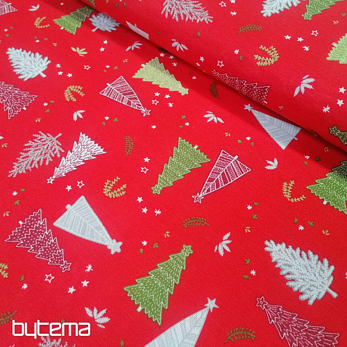 Weihnachtsdekor Stoff BÄUME