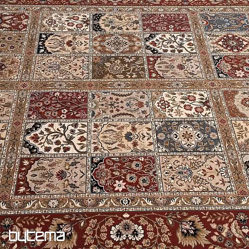 Wollteppich ORIENT klassisch alt-pink