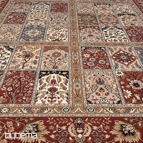 Wollteppich ORIENT klassisch alt-pink