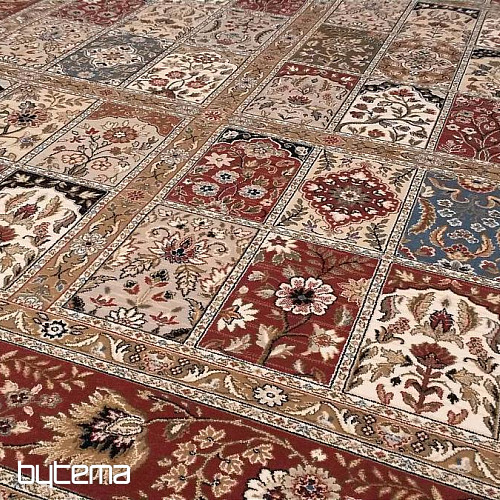 Wollteppich ORIENT klassisch alt-pink
