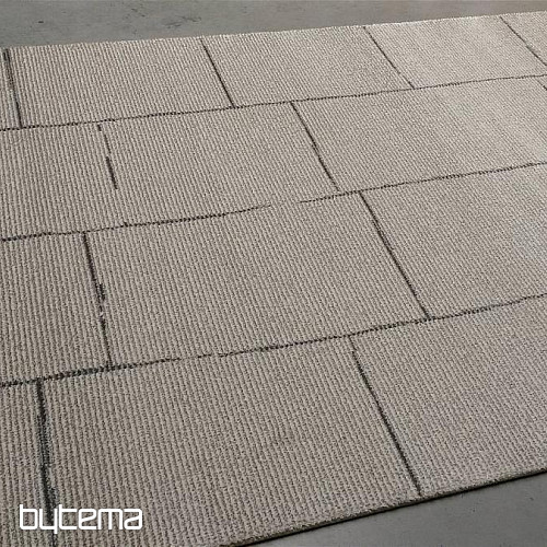 Design Wollteppich PERLE geo