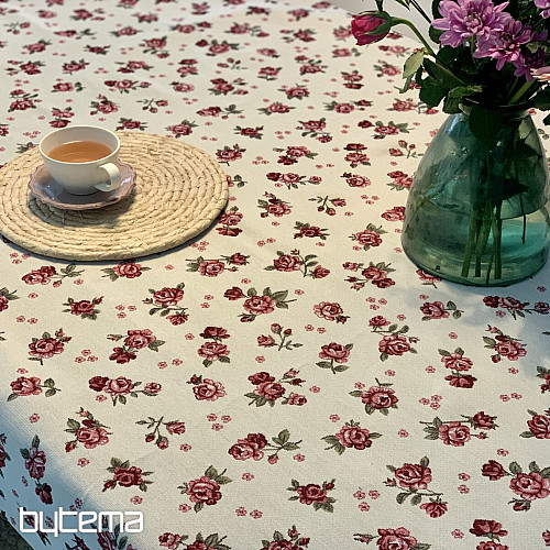 Gobelin-Tischdecke und Schal EDEN ROSES